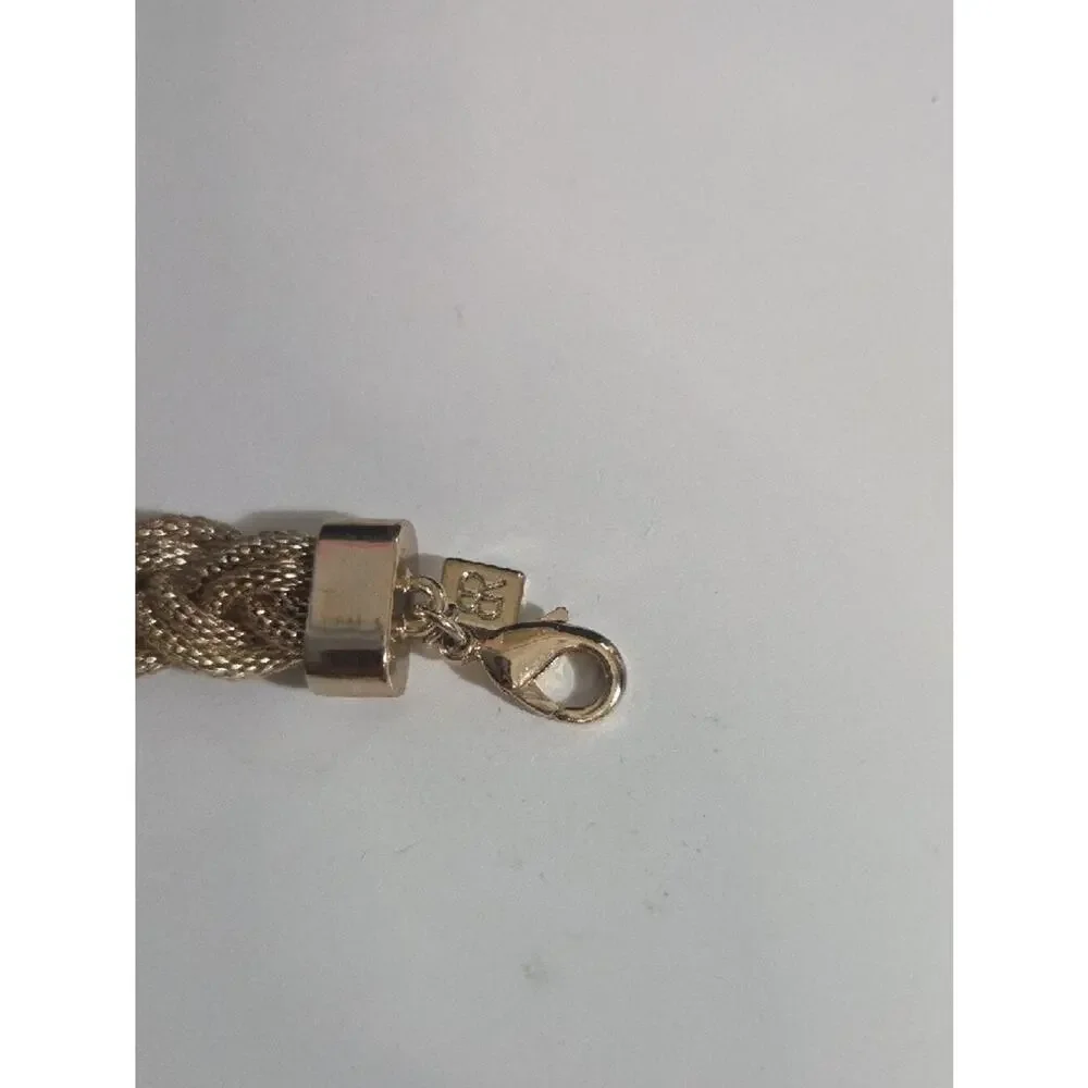 Banana Republic Gold-Tone Elephant Link Bracelet 8 In